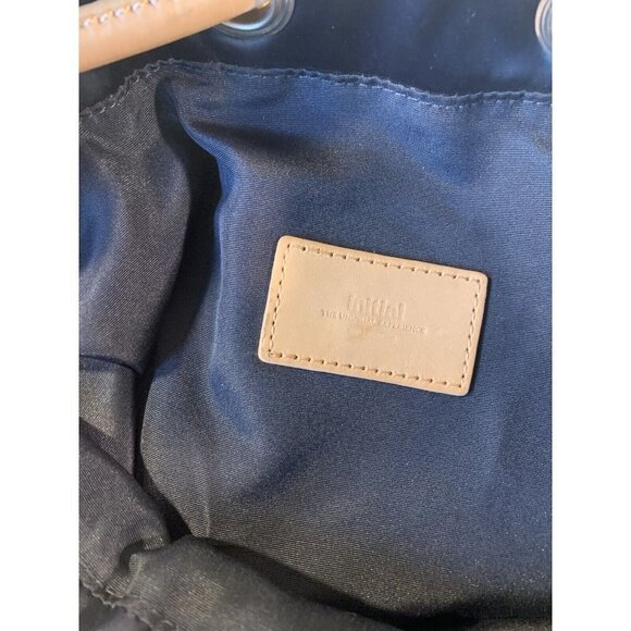 initial THE UNUSUAL EXPERIENCE  backpack nylon leather - Picture 11 of 12